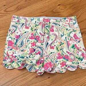 Crown Floral High Waist Women Shorts